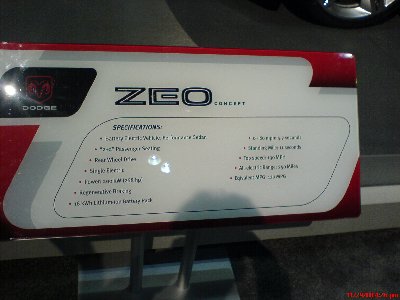 Dodge Zeo Concept (Electric Car)